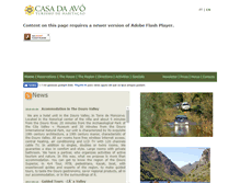 Tablet Screenshot of casaavo.com